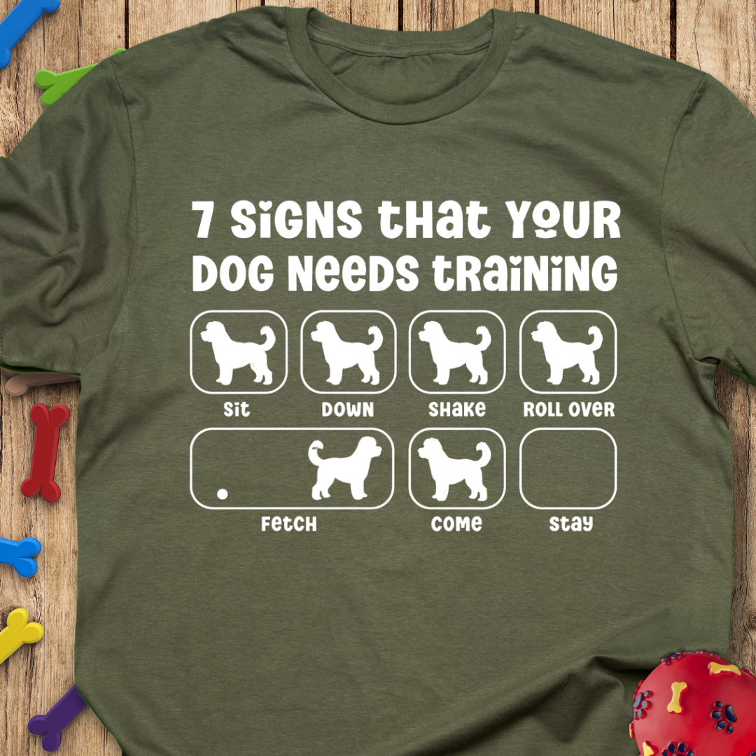 7 Signs Goldendoodle T-Shirt