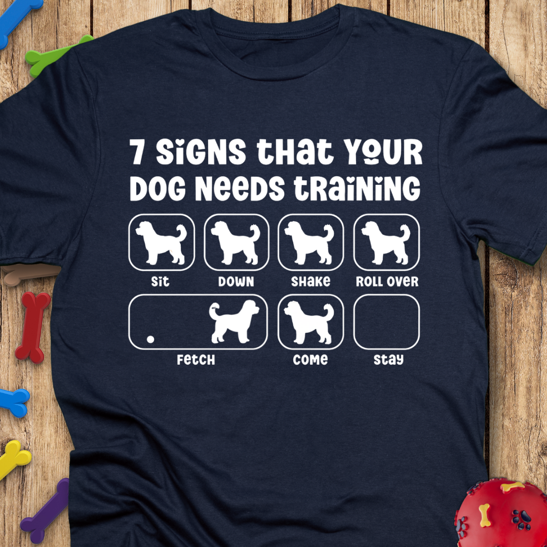 7 Signs Goldendoodle T-Shirt