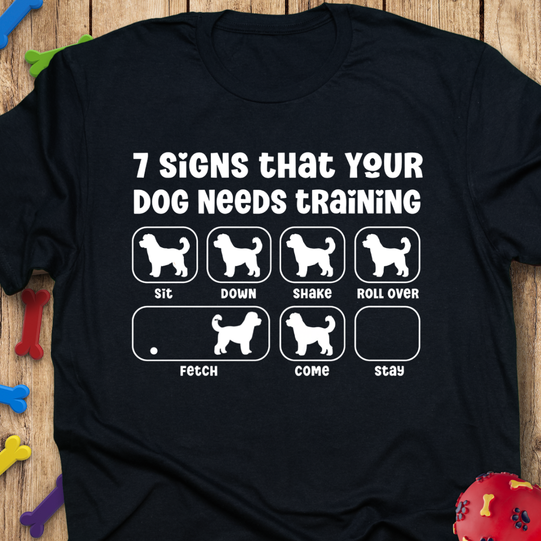 7 Signs Goldendoodle T-Shirt