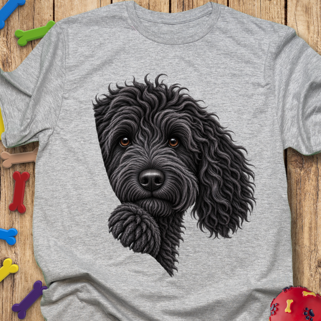 Peeking Black Goldendoodle T-Shirt