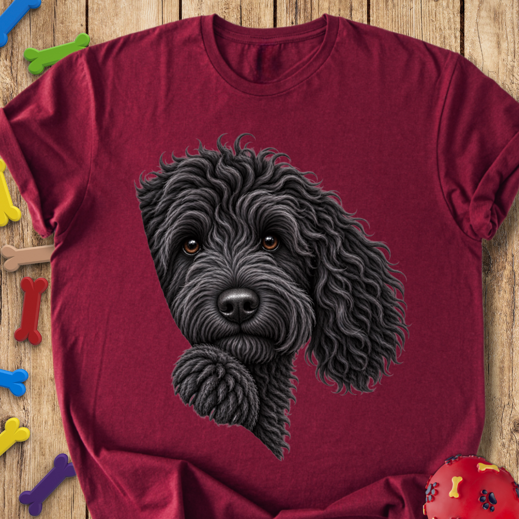 Peeking Black Goldendoodle T-Shirt