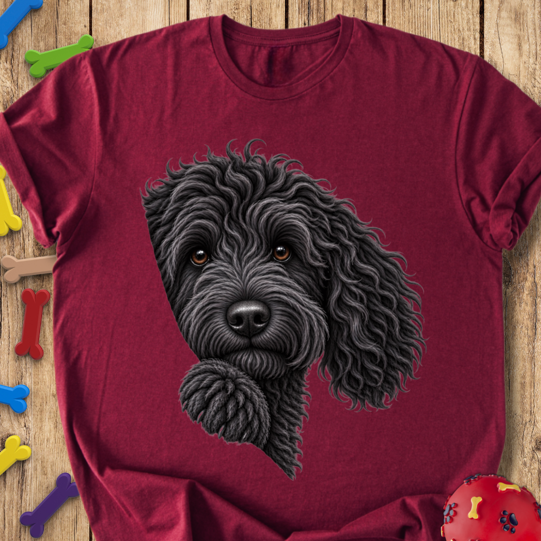 Peeking Black Goldendoodle T-Shirt