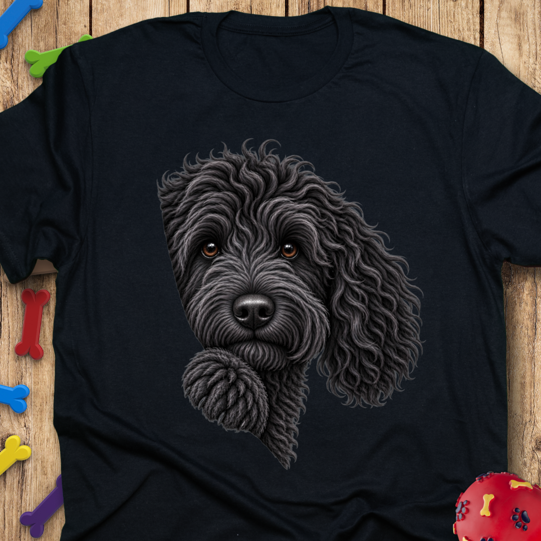 Peeking Black Goldendoodle T-Shirt