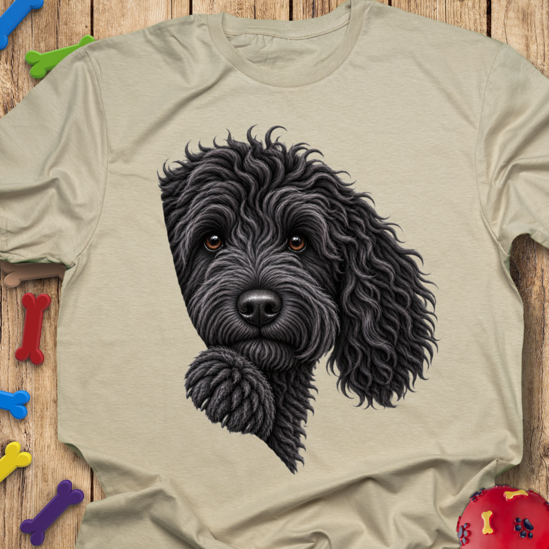 Peeking Black Goldendoodle T-Shirt