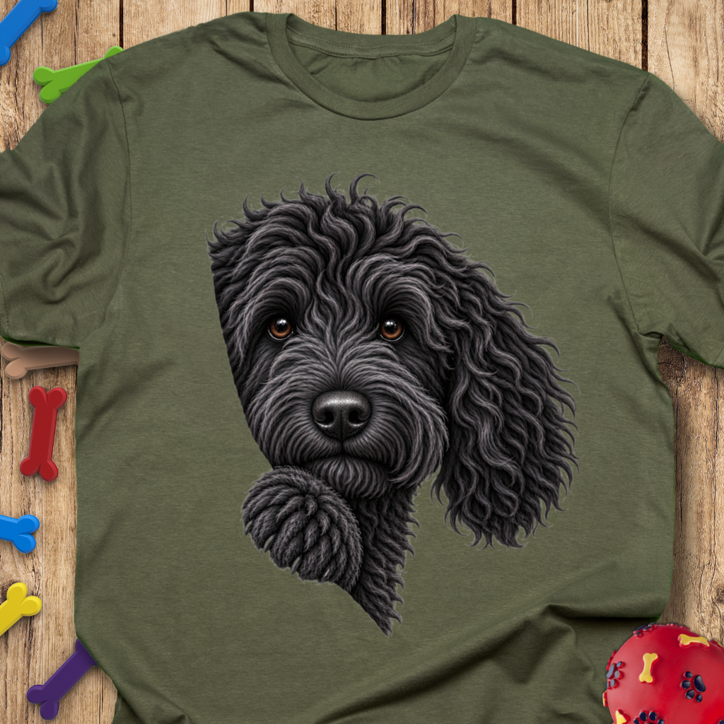 Peeking Black Goldendoodle T-Shirt