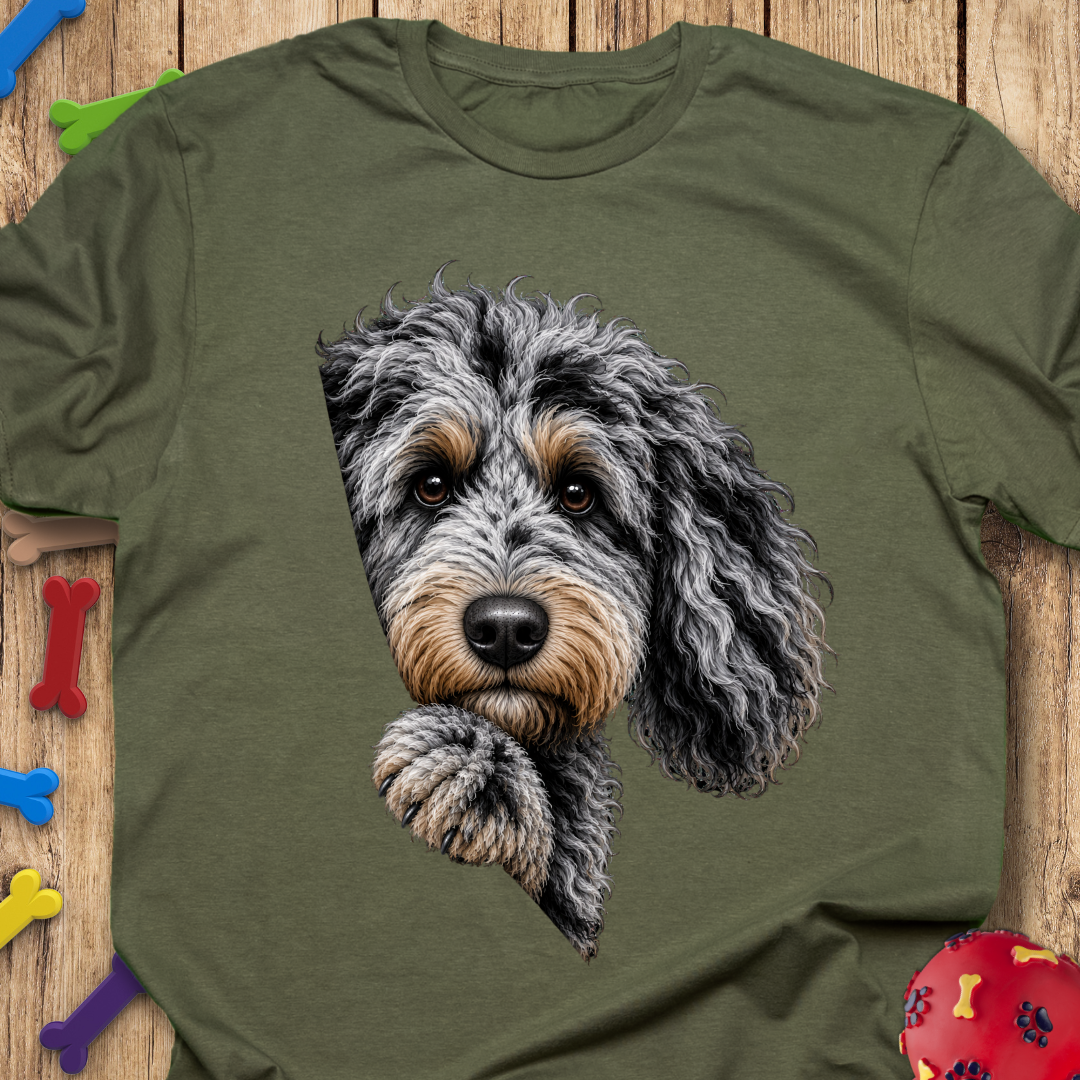 Peeking Blue Merle T-Shirt