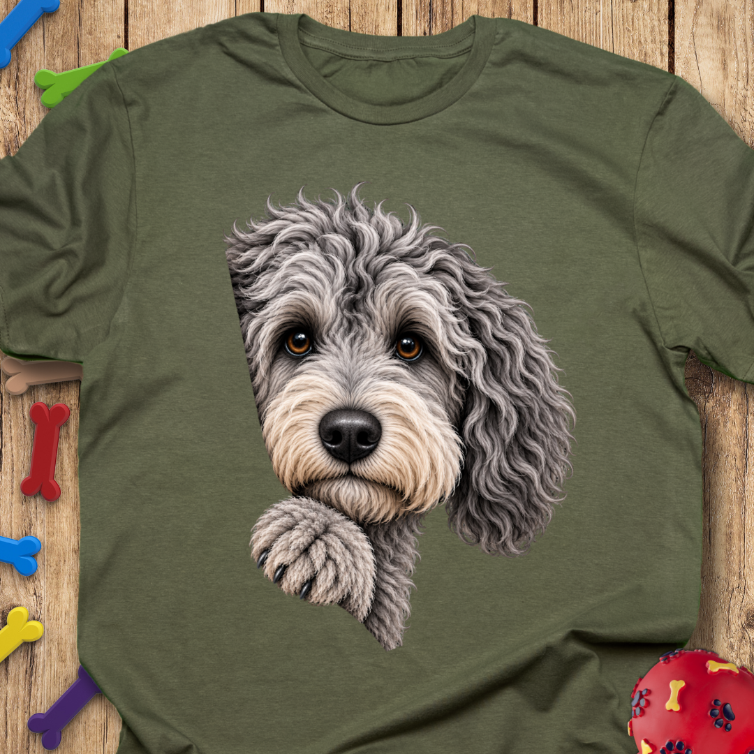 Peeking Silver Goldendoodle T-Shirt