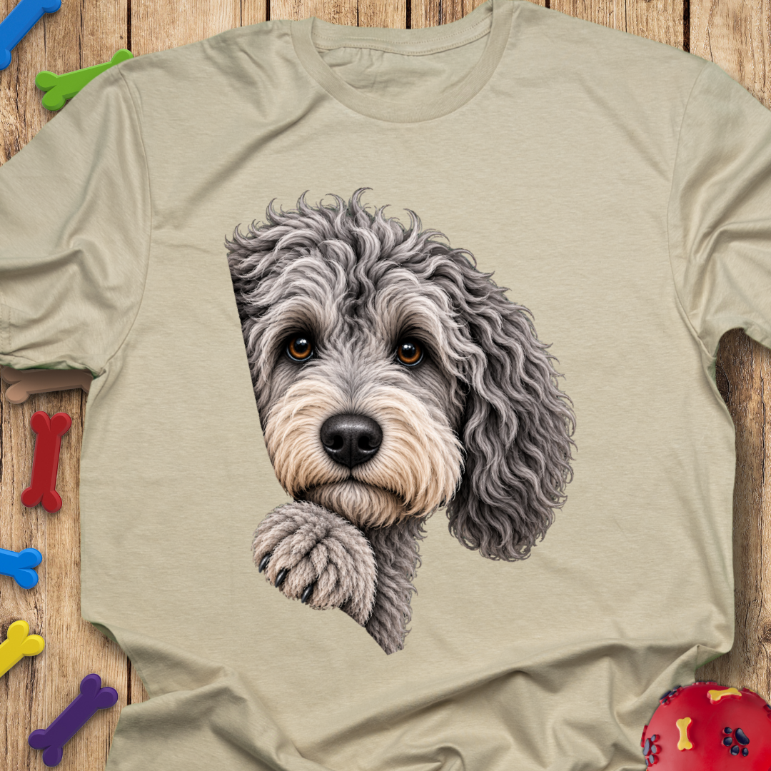 Peeking Silver Goldendoodle T-Shirt