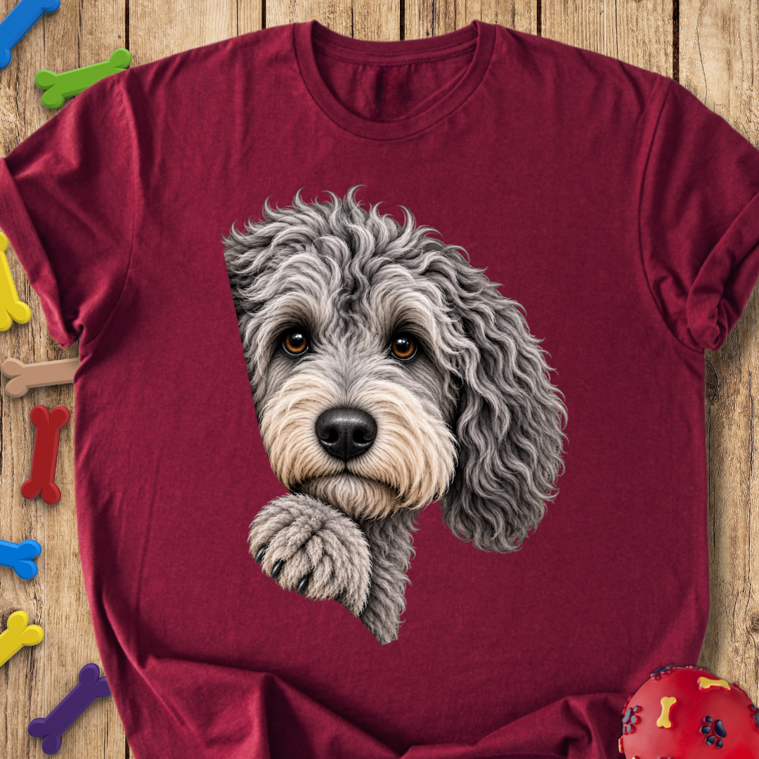 Peeking Silver Goldendoodle T-Shirt