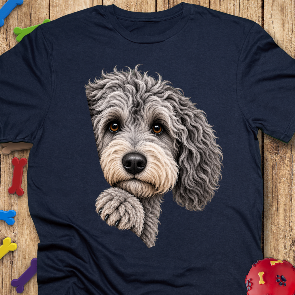 Peeking Silver Goldendoodle T-Shirt