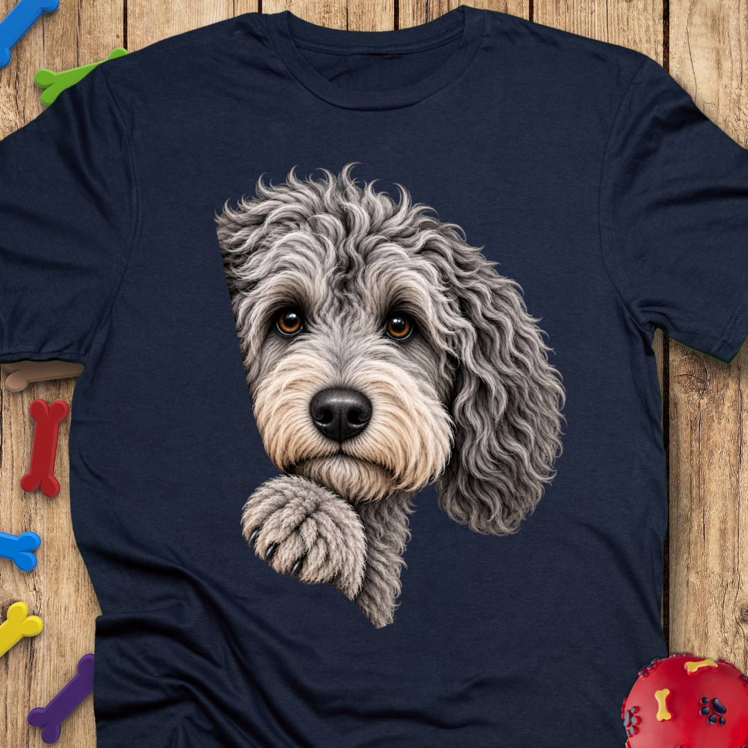 Peeking Silver Goldendoodle T-Shirt