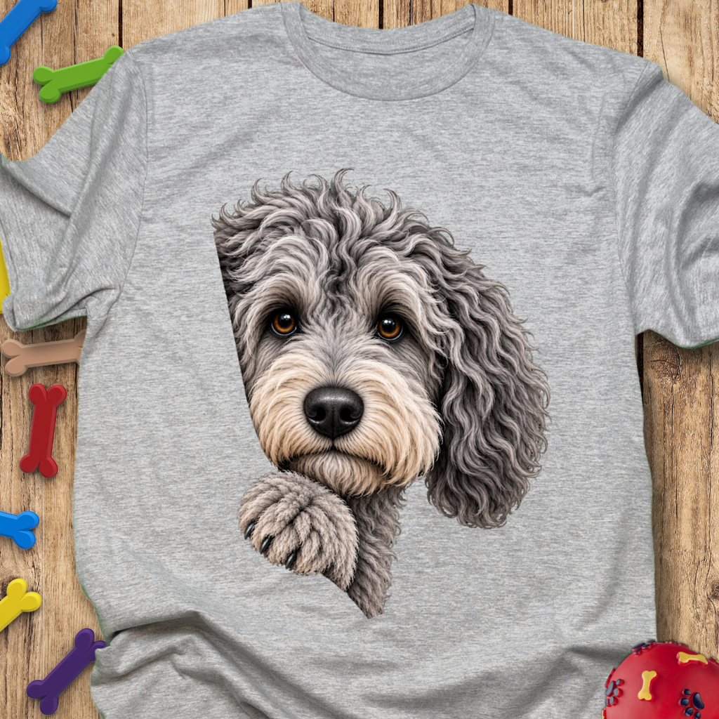 Peeking Silver Goldendoodle T-Shirt