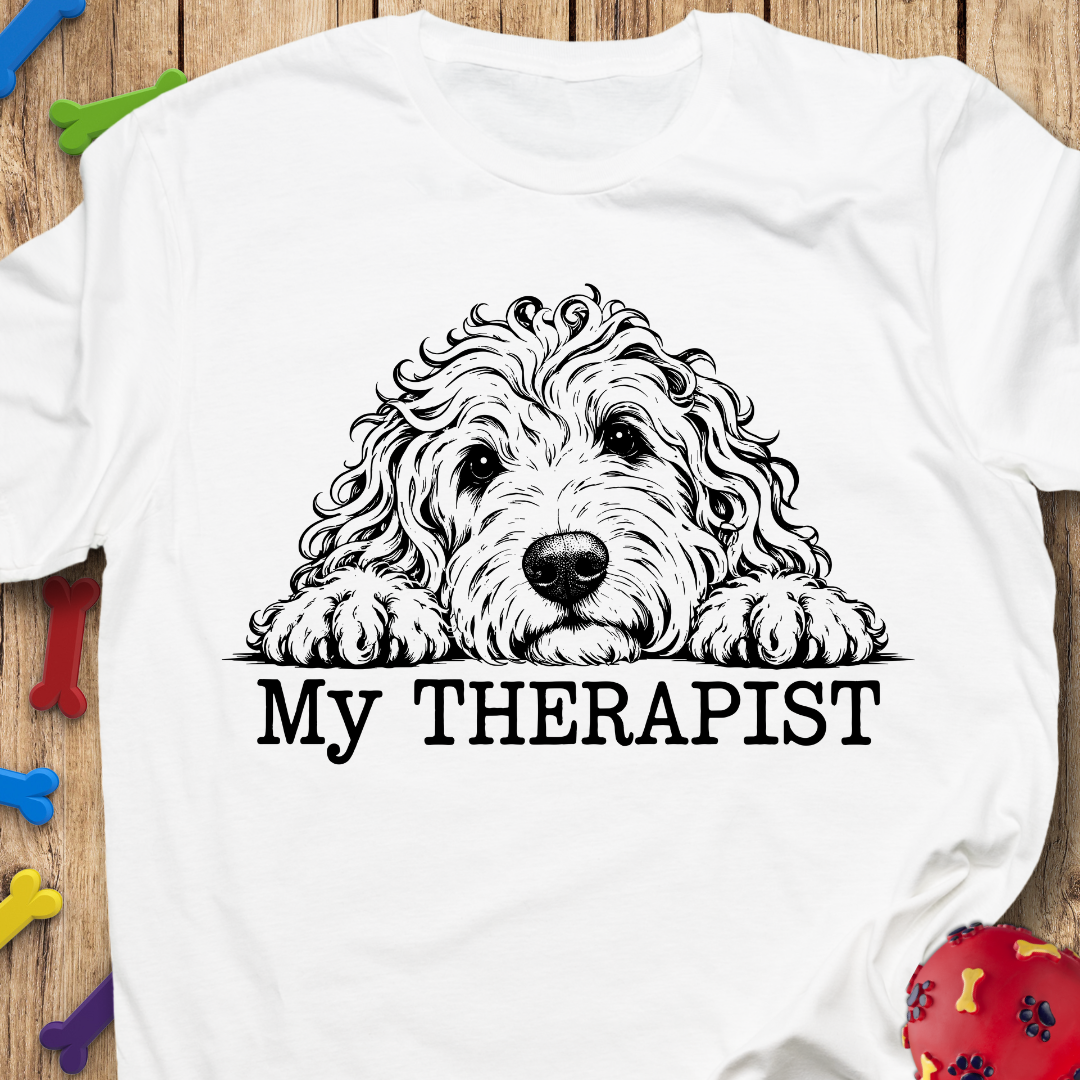 My Therapist Goldendoodle