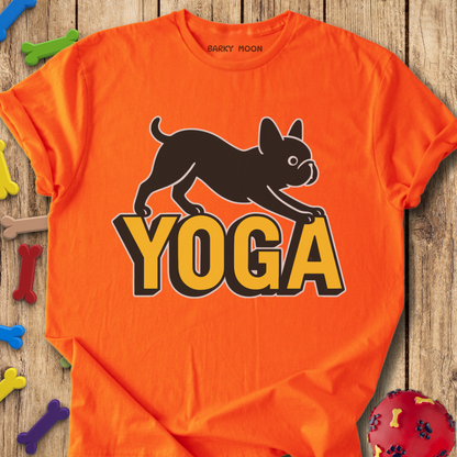 Frenchie Yoga T-Shirt