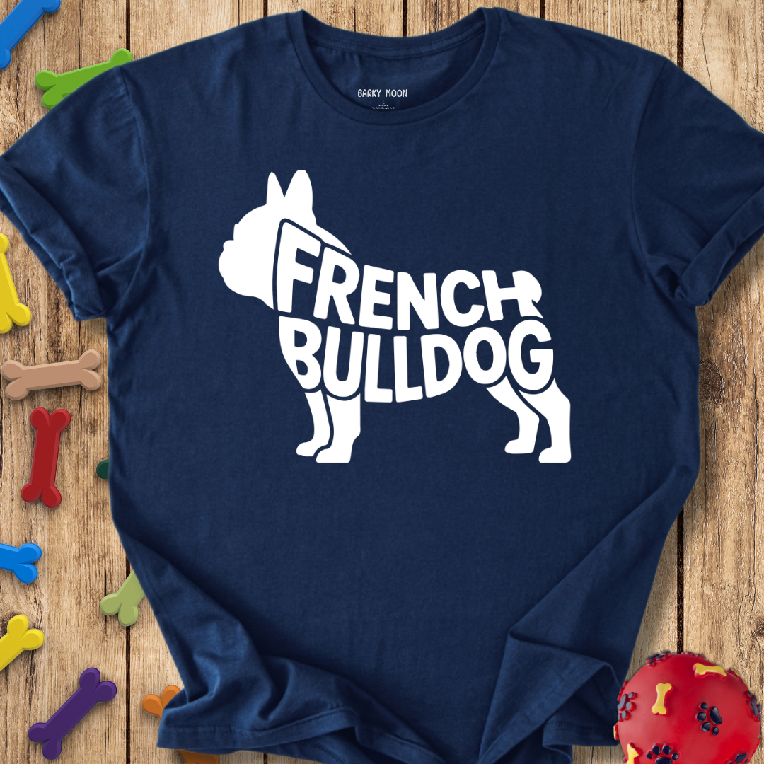 Frenchie Typographical T-Shirt