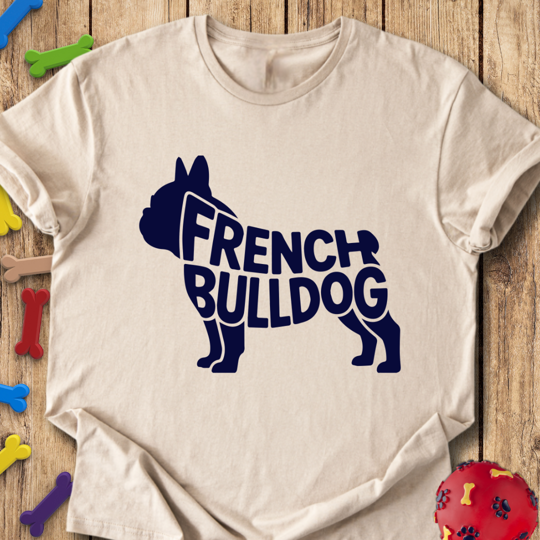 Frenchie Typographical Tee