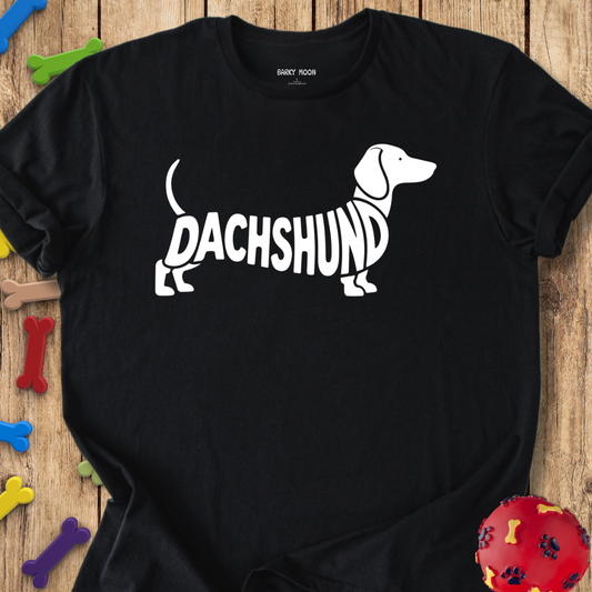 Dachshund Typographical T-Shirt