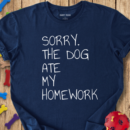Dog Ate Homework T-Shirt