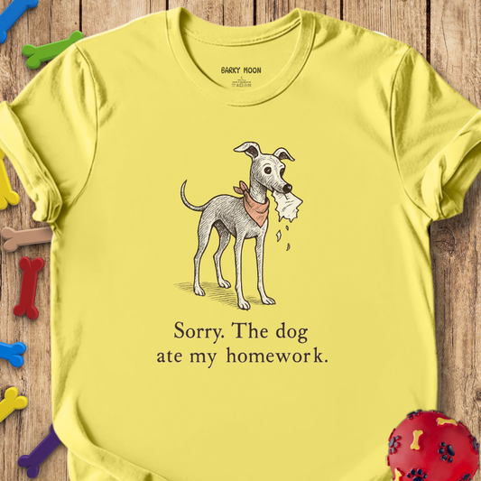Ate Homework Graphic T-Shirt