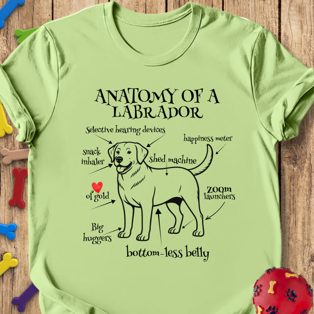 Anatomy of a Labrador T-Shirt
