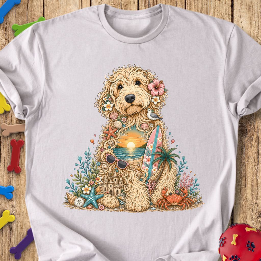 Beach Life Goldendoodle T-Shirt