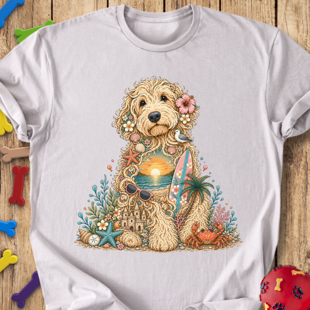 Beach Life Goldendoodle T-Shirt