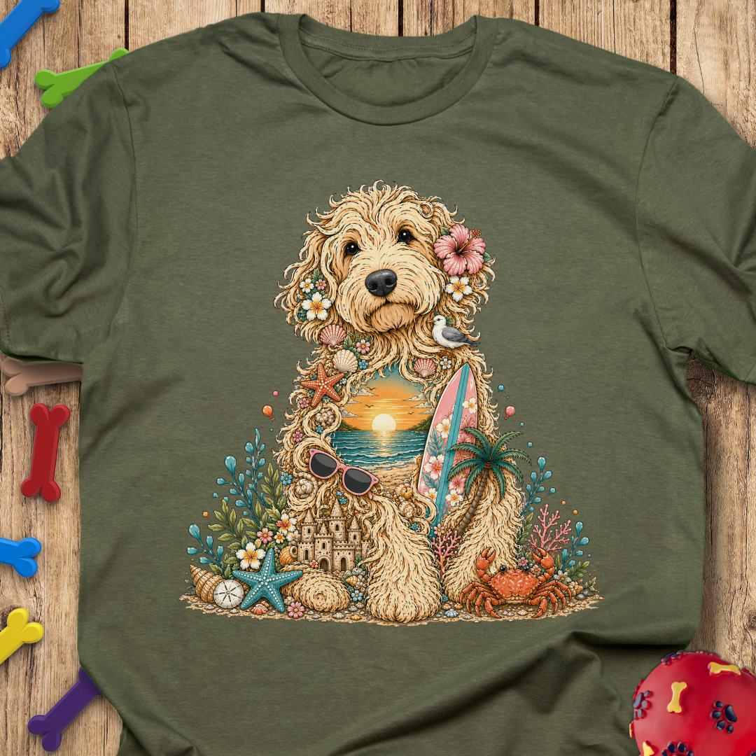 Beach Life Goldendoodle T-Shirt