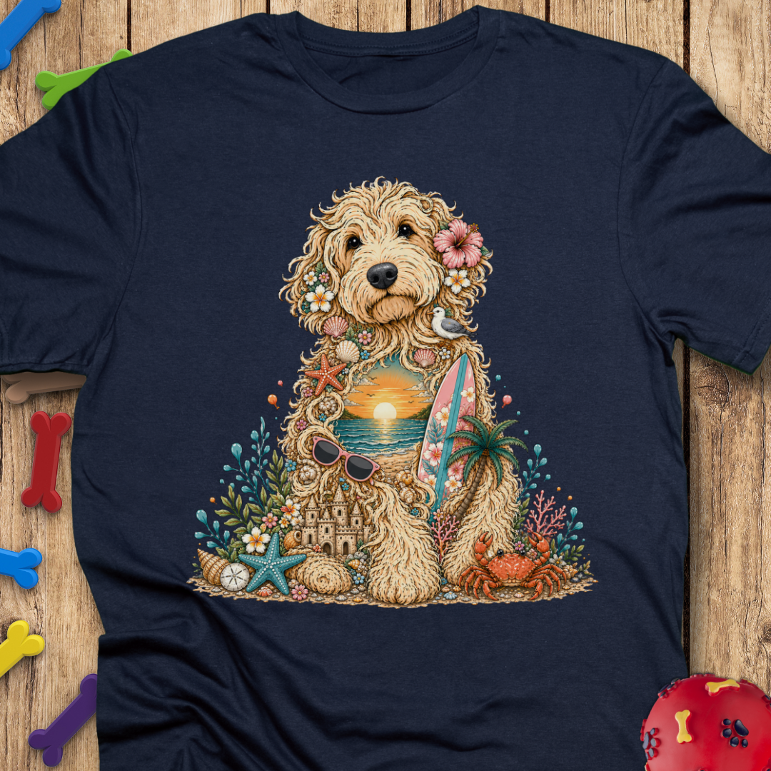Beach Life Goldendoodle T-Shirt
