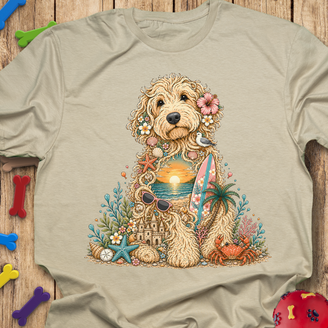 Beach Life Goldendoodle T-Shirt