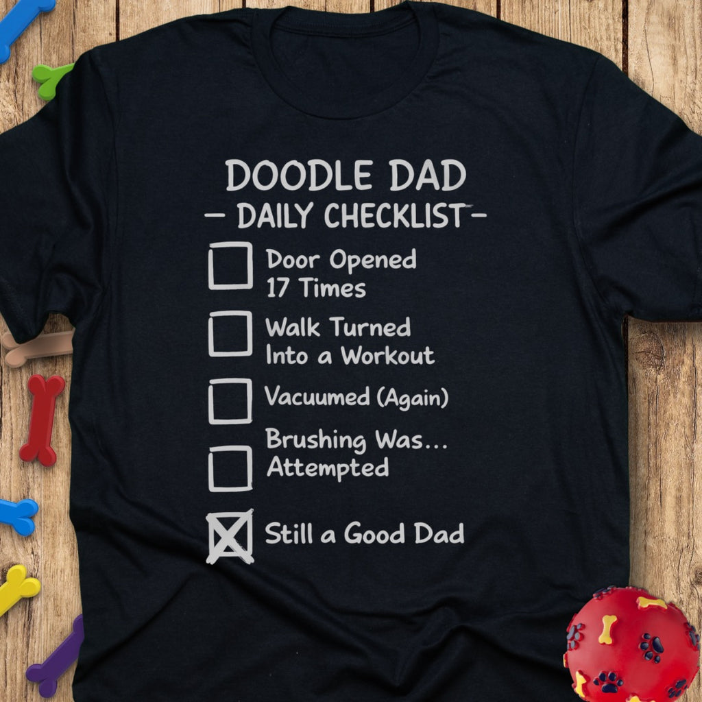 Doodle Dad Checklist T-Shirt