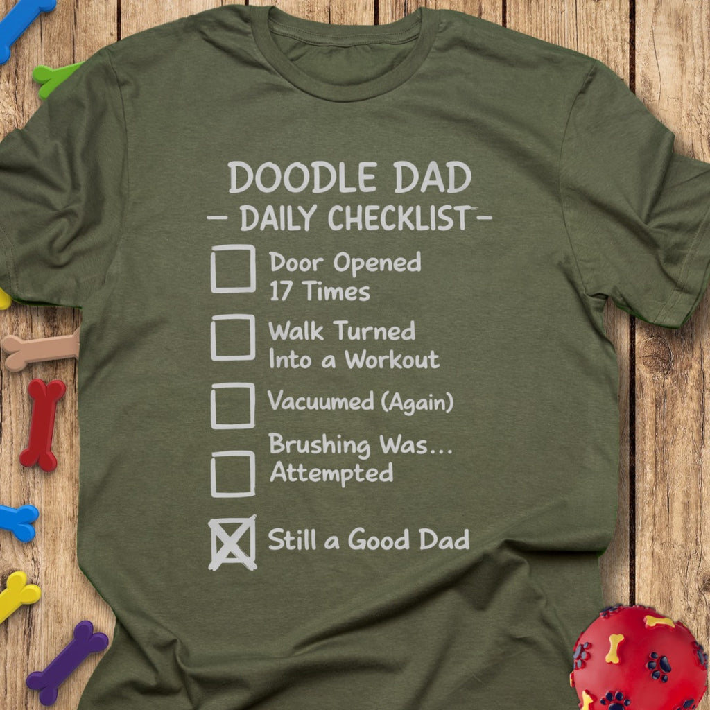 Doodle Dad Checklist T-Shirt