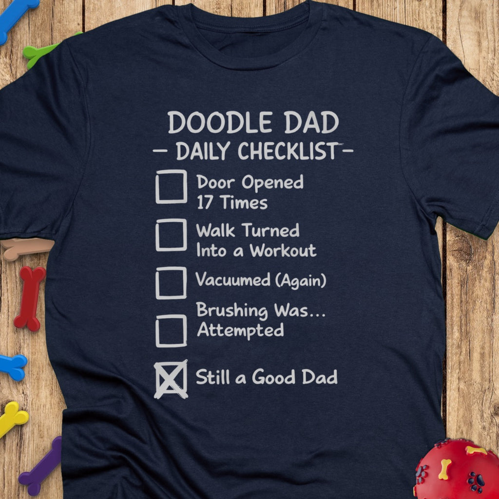 Doodle Dad Checklist T-Shirt