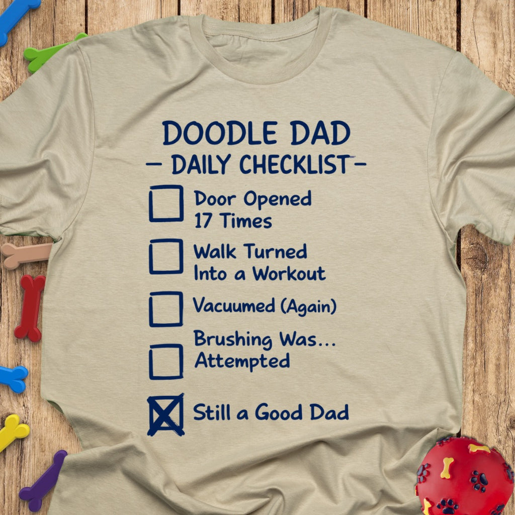 Doodle Dad Checklist T-Shirt