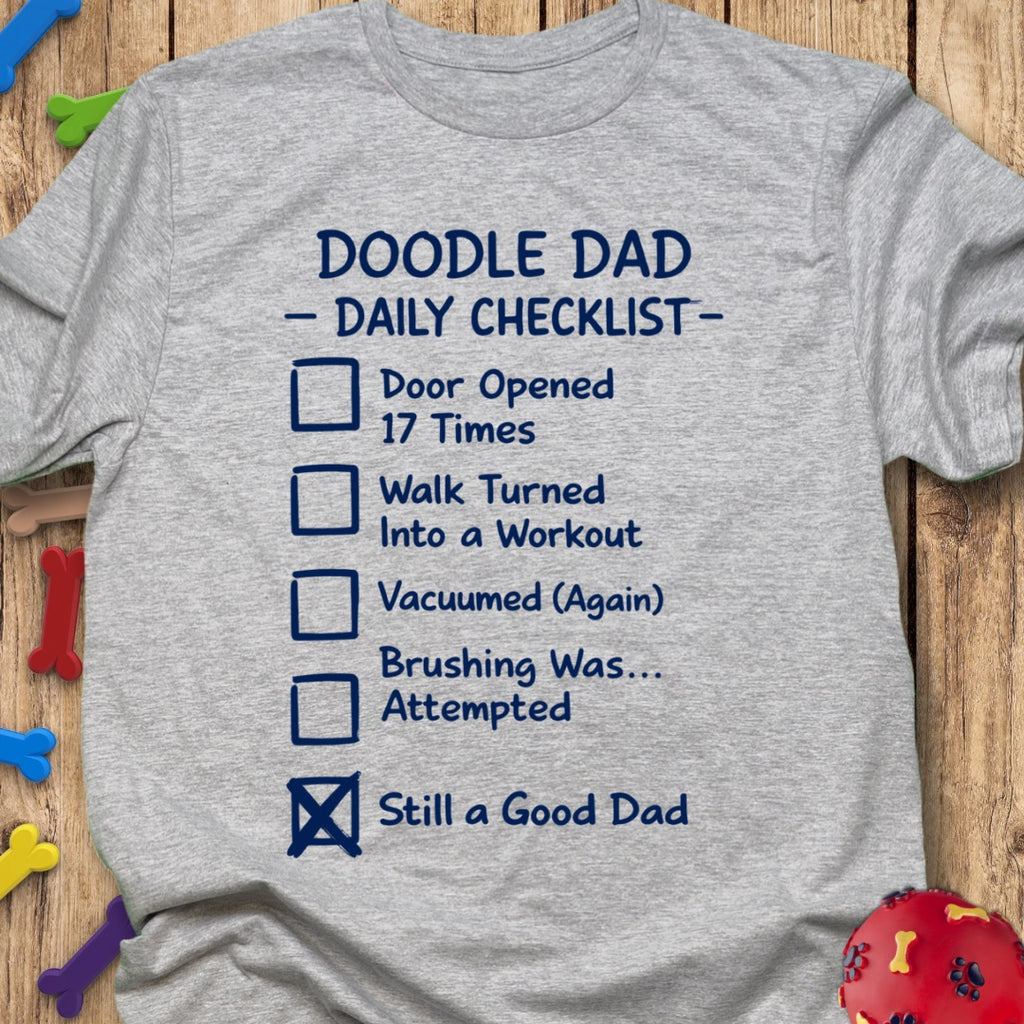 Doodle Dad Checklist T-Shirt