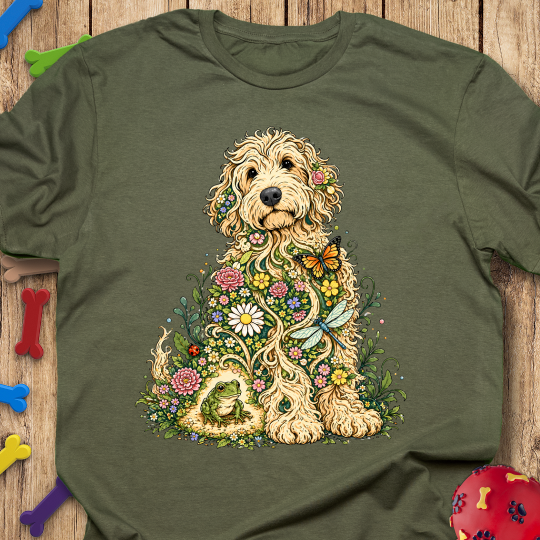 Garden Frog Goldendoodle T-Shirt