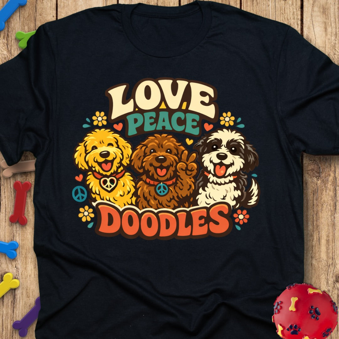 Love, Peace, Doodles T-Shirt
