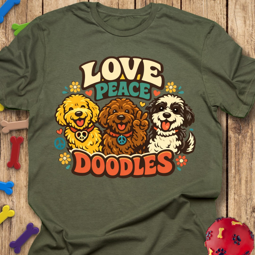 Love, Peace, Doodles T-Shirt