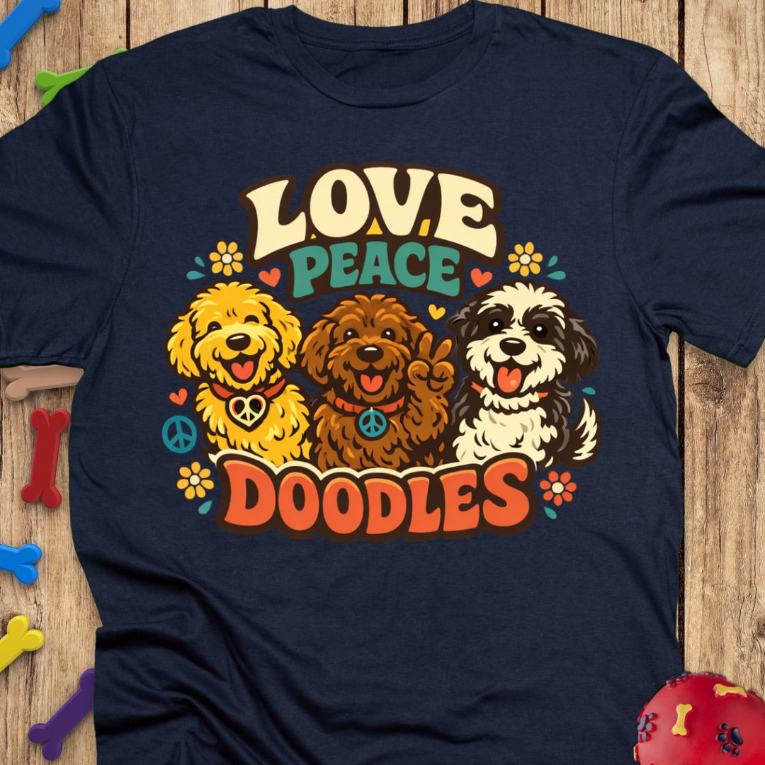 Love, Peace, Doodles T-Shirt