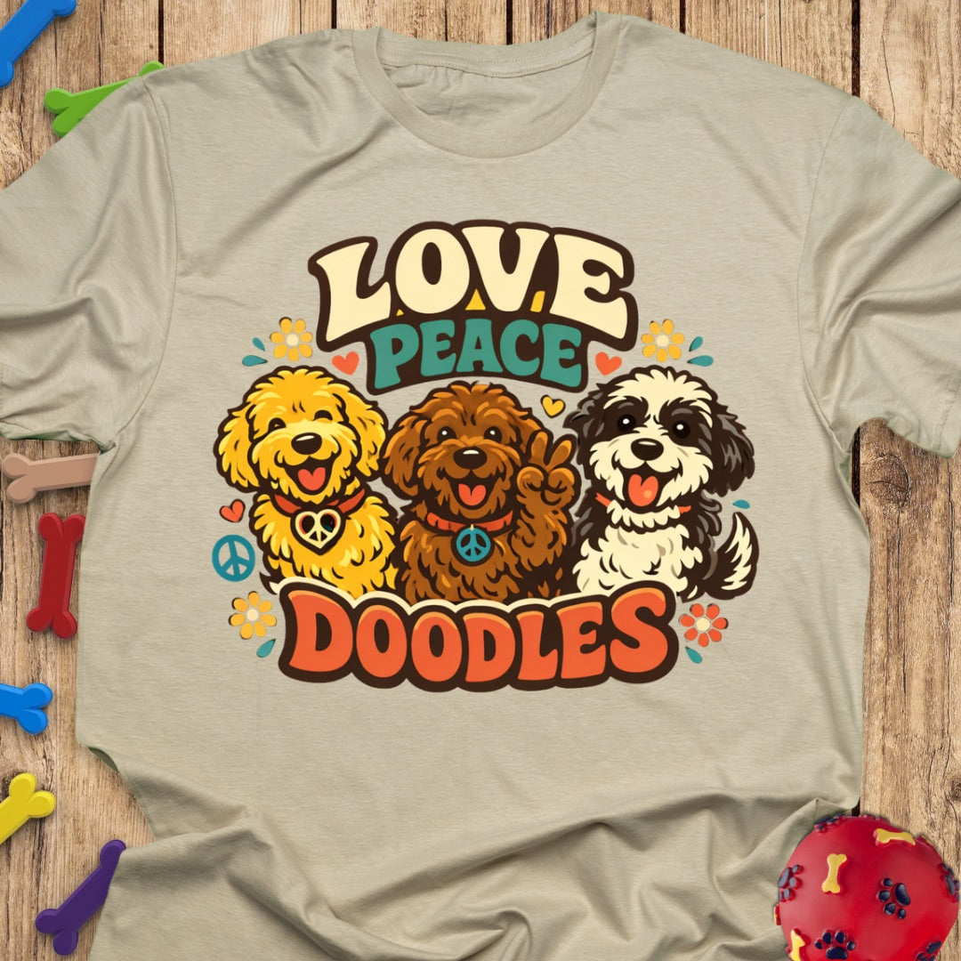 Love, Peace, Doodles T-Shirt