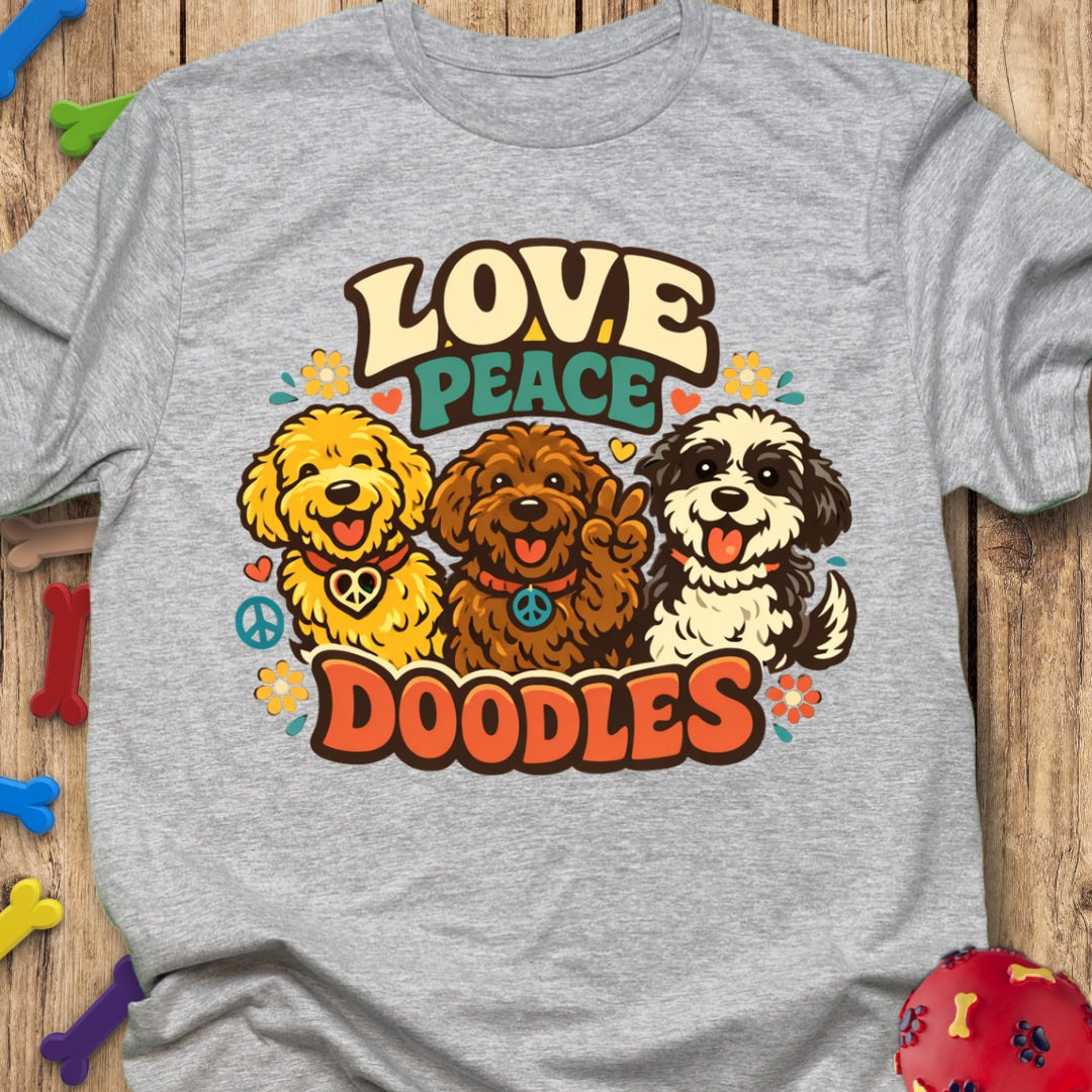 Love, Peace, Doodles T-Shirt