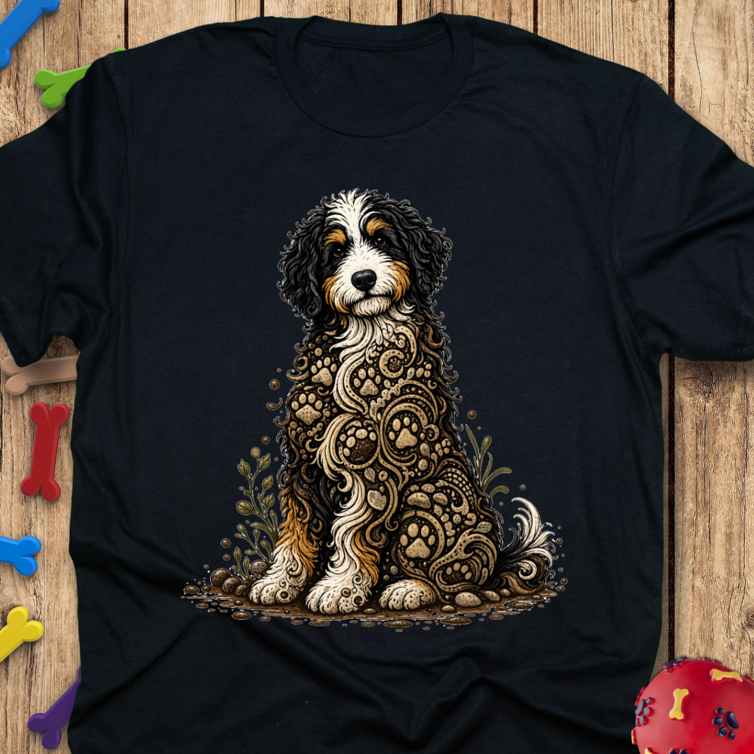 Mud Life Bernedoodle T-Shirt