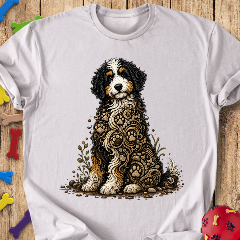 Mud Life Bernedoodle T-Shirt