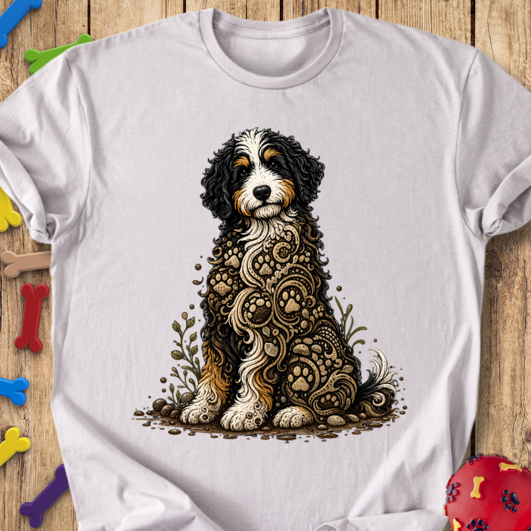 Mud Life Bernedoodle T-Shirt