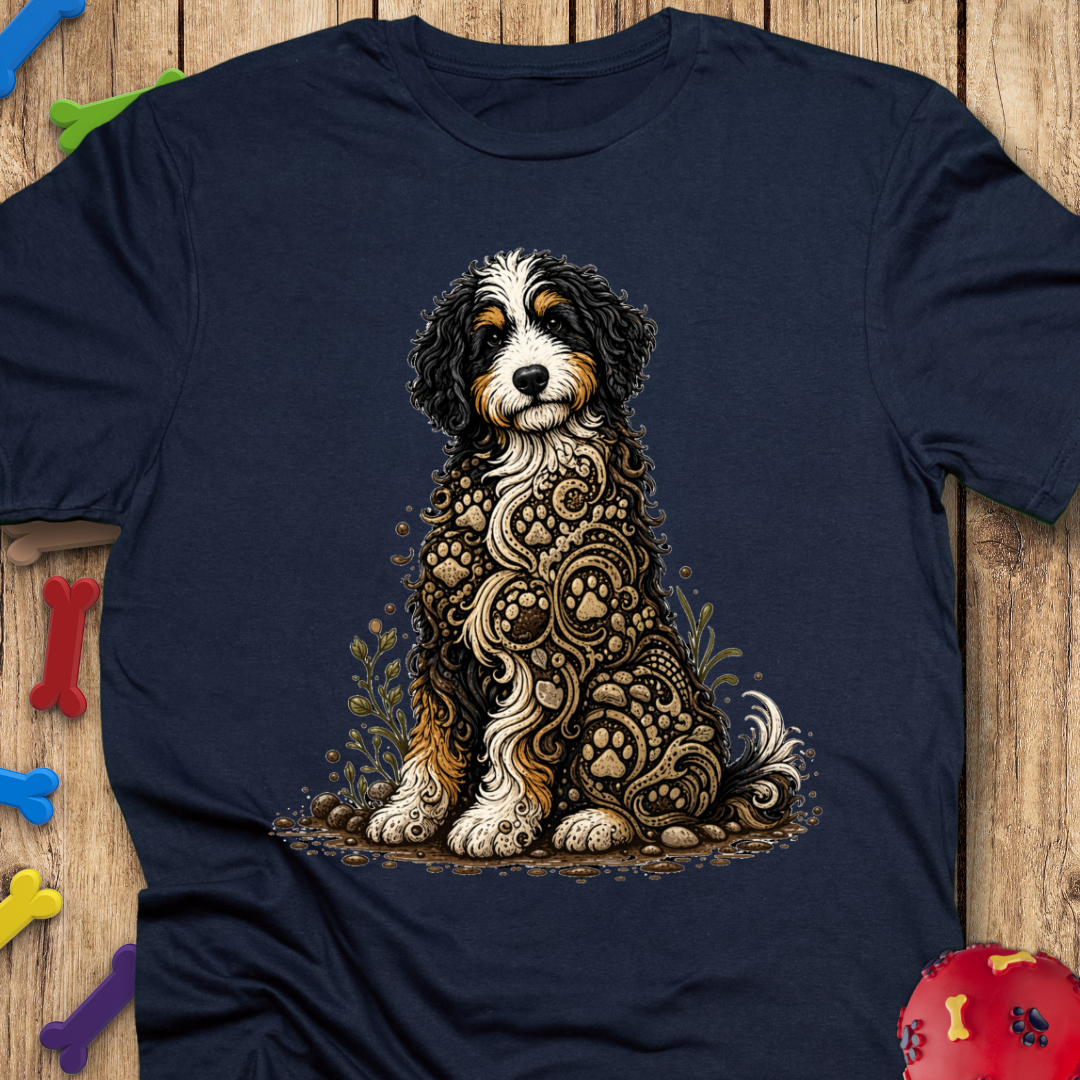 Mud Life Bernedoodle T-Shirt