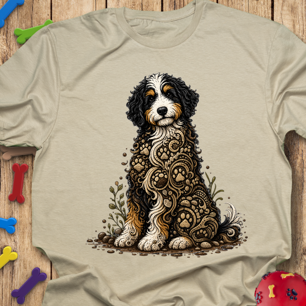 Mud Life Bernedoodle T-Shirt