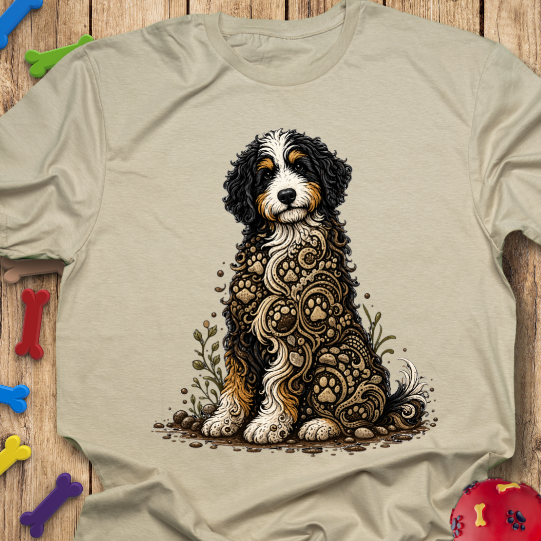 Mud Life Bernedoodle T-Shirt