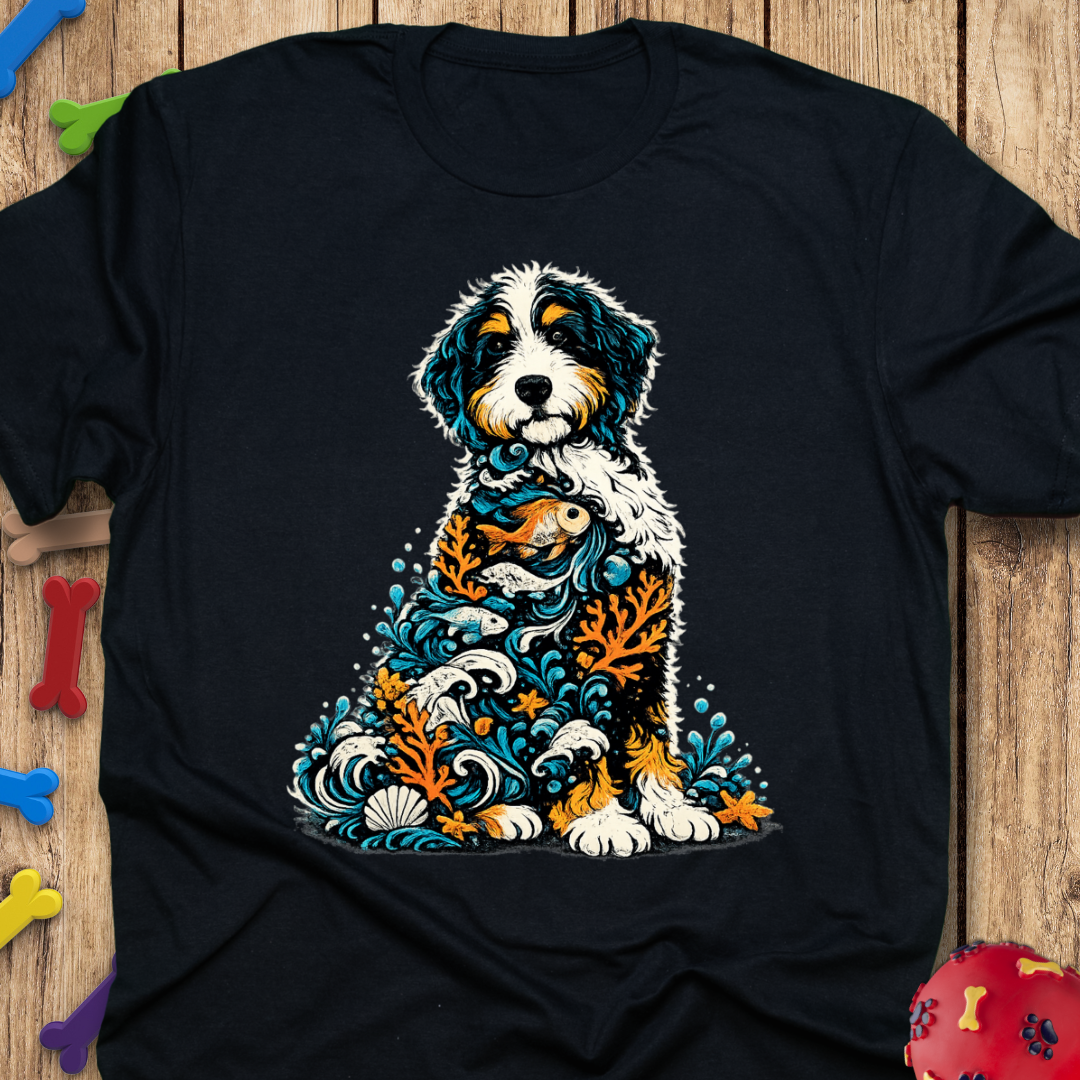 Ocean Life Bernedoodle T-Shirt