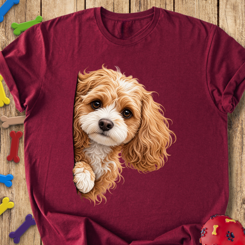 Peeking Cavapoo T-Shirt