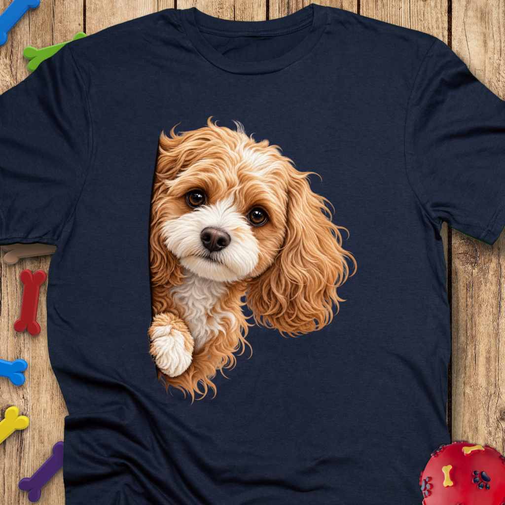 Peeking Cavapoo T-Shirt