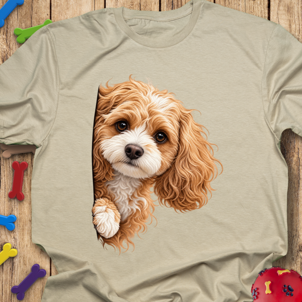 Peeking Cavapoo T-Shirt